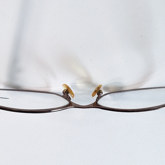 Anne Klein NY Bronze Brown Metal Eyeglasses Oval Frame AK9087 494 51 16 135 - Picture 6 of 9